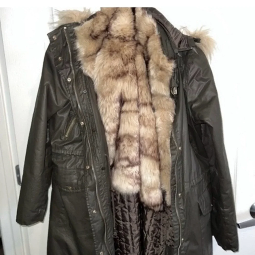 New York & Company Faux Fur Coat